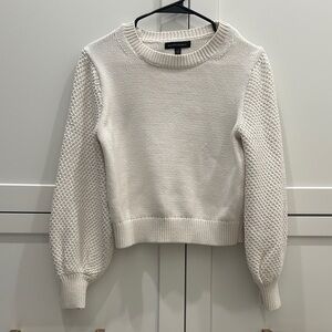 Banana Republic Women's Cream Textured Sweater